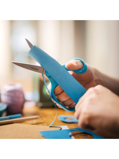 Fiskars Iskolai olló, 18 cm - türkizkék