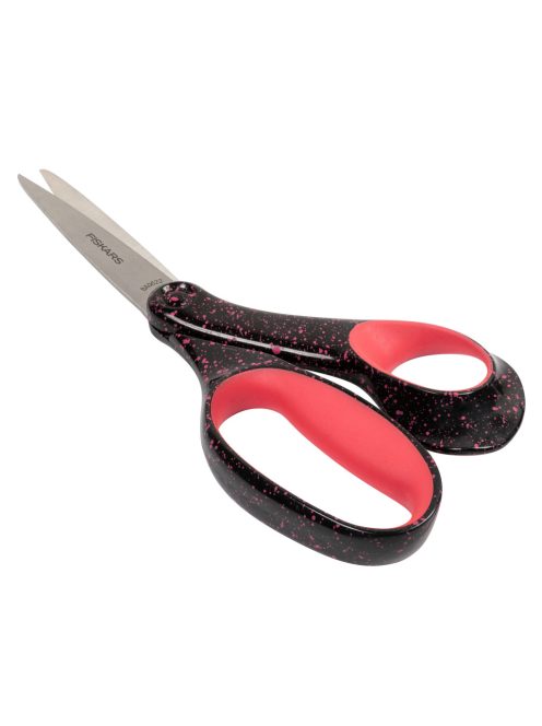 Fiskars Általános olló 20 cm-es, fekete-rózsaszín 15 éves kortól