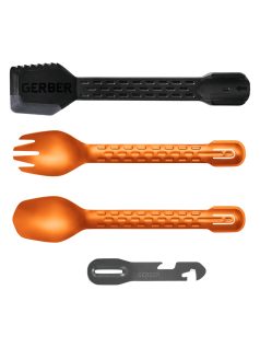   Gerber ComplEAT multifunkcionális evőeszköz készlet, égetett narancssárga - 25 év garanciával