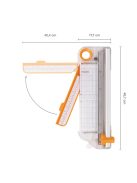 Fiskars Görgős Bypass vágóasztal A4, vastagabb anyagokhoz