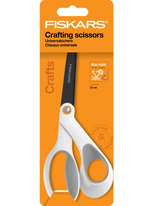 Fiskars Tapadásmentes Kézműves olló 21 cm