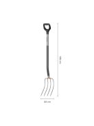 Fiskars Ergonomic™ komposzt villa, szürke (1070711)