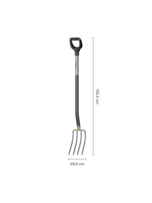 Fiskars Ergonomic™ kerti villa, szürke (1070712)