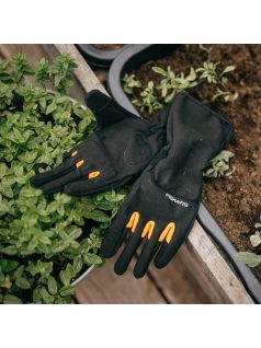   Fiskars Kerti védőkesztyű hosszított szárral, 10-es méret