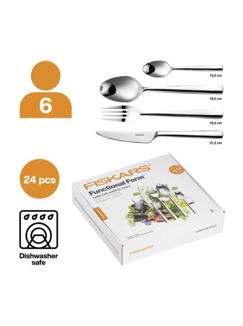 FISKARS Functional Form evőeszközkészlet (24 részes) fényes