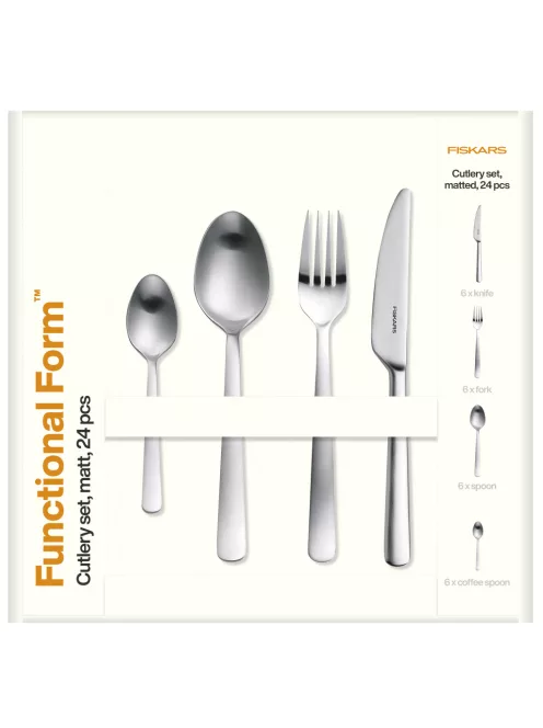 FISKARS Functional Form™ evőeszköz készlet, 24 db-os, matt