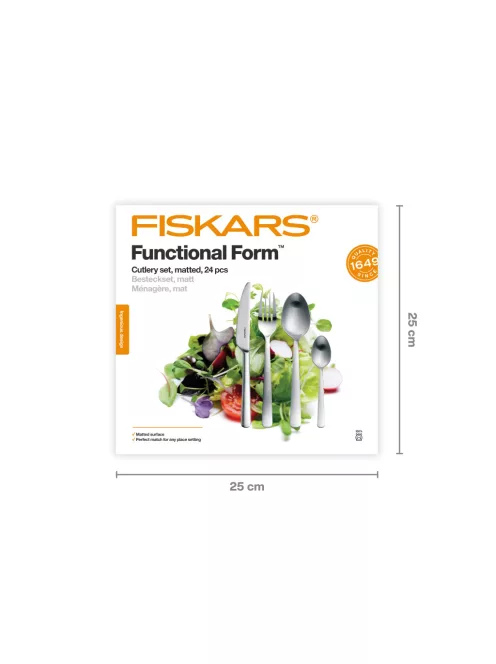 FISKARS Functional Form™ evőeszköz készlet, 24 db-os, matt