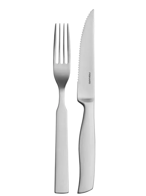Fiskars All Steel steak evőeszközkészlet, 24 db-os, díszdobozos