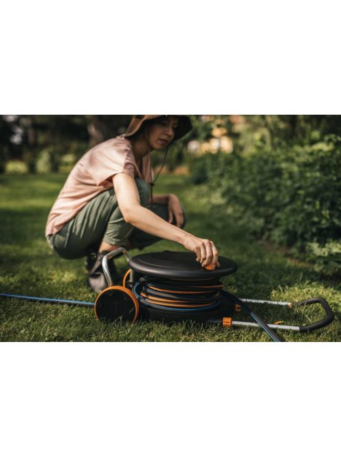 Fiskars Comfort L tömlőkocsi szett