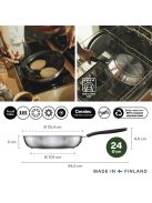 Fiskars Functional Form™ serpenyő, 24 cm, kerámia bevonattal