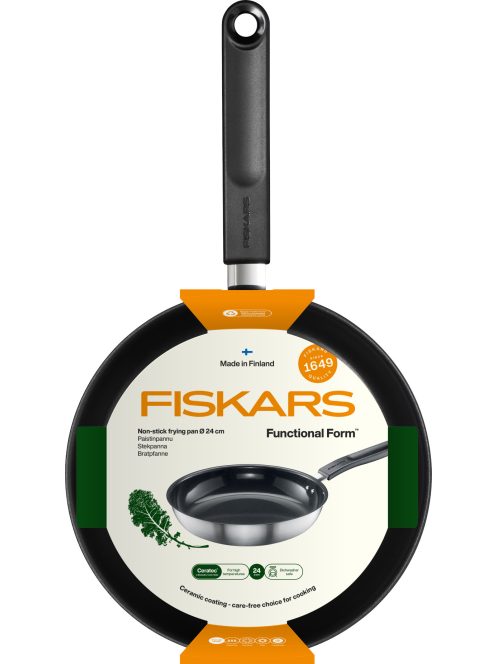 Fiskars Functional Form™ serpenyő, 24 cm, kerámia bevonattal