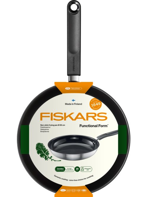 Fiskars Functional Form™ serpenyő, 26 cm, kerámia bevonattal