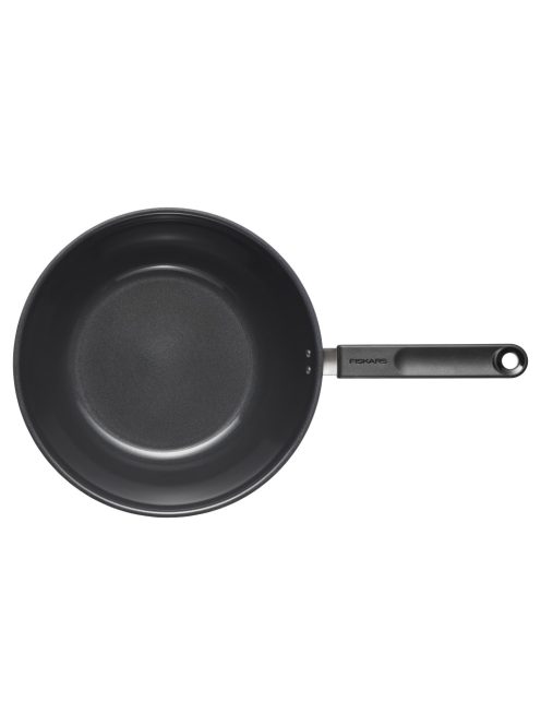 Fiskars Functional Form™ wok serpenyő, 28 cm, kerámia bevonattal