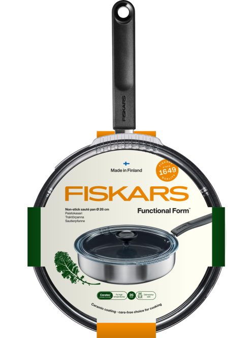 Fiskars Functional Form™ párolóserpenyő, 26 cm, kerámiabevonatos