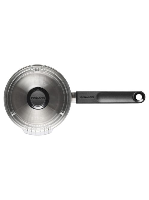 Fiskars Functional Form™ nyeles lábas fedővel, 1,5L, rozsdamentes acél