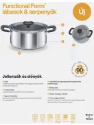 Fiskars Functional Form™ lábas, 7 L, rozsdamentes acél