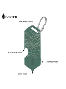 Gerber SHARD DT multifunkciós kulcstartóra rögzíthető szerszám, zöld, hullámok mintával