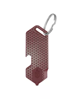   Gerber SHARD DT multifunkciós kulcstartóra rögzíthető szerszám, bordó, háromszög mintával