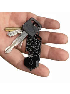   Gerber SHARD DT multifunkciós kulcstartóra rögzíthető szerszám, fekete, agancs mintával