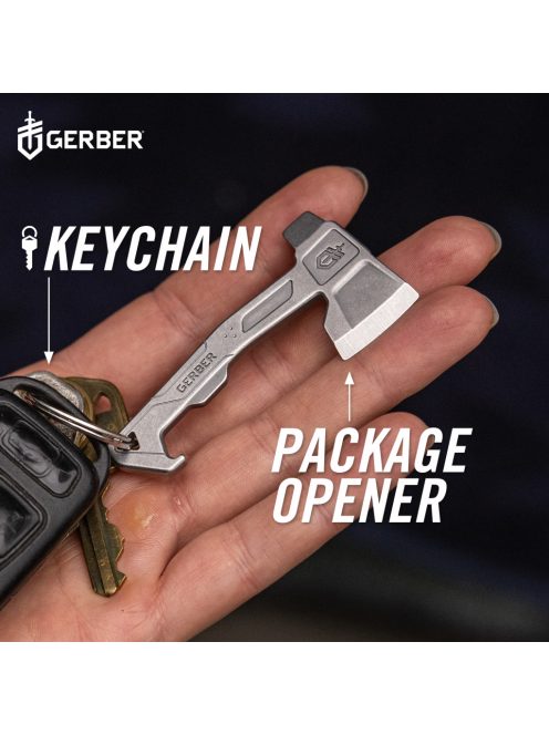 Gerber HATCHET kulcstartóra rögzíthető csomagnyitó, fekete