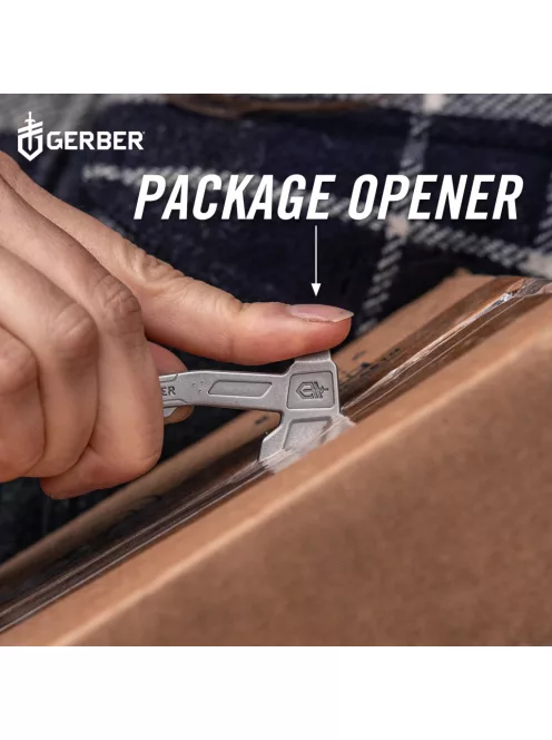 Gerber HATCHET kulcstartóra rögzíthető csomagnyitó, ezüst színű