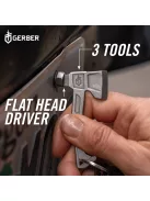 Gerber HATCHET kulcstartóra rögzíthető csomagnyitó, ezüst színű