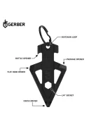 Gerber BROADHEAD kulcstartóra rögzíthető multifunkciós eszköz, fekete