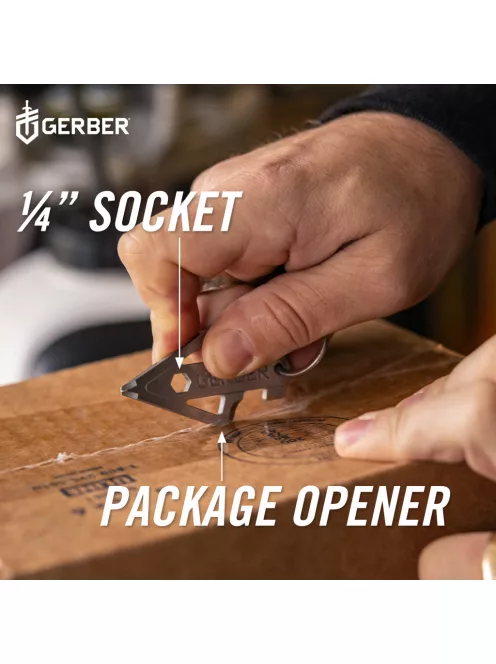 Gerber BROADHEAD kulcstartóra rögzíthető multifunkciós eszköz, fekete