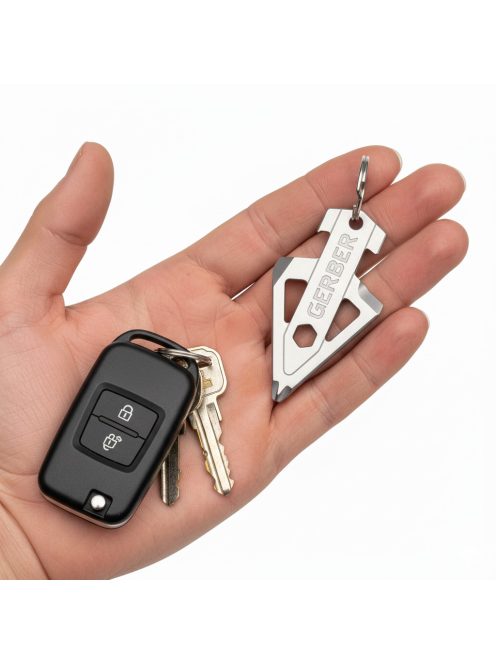 Gerber BROADHEAD kulcstartóra rögzíthető multifunkciós eszköz, ezüst