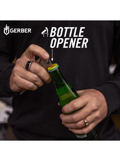 Gerber BROADHEAD kulcstartóra rögzíthető multifunkciós eszköz, ezüst