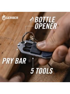  Gerber DRIVER kompakt csavarhúzó, 2 mágneses cserélhető bit-tel, kulcstartóra rögzíthető
