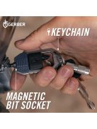Gerber DRIVER kompakt csavarhúzó, 2 mágneses cserélhető bit-tel, kulcstartóra rögzíthető