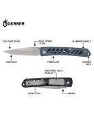 Gerber LST ULTRA zsebkés, övcsipesszel (bliszter), Kék - 25 év garanciával