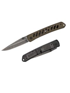   Gerber AFFIRM zsebkés, övcsipesszel, alumínium markolattal (bliszter), Zöld - 25 év garanciával