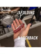 Gerber LST ULTRA zsebkés, övcsipesszel (bliszter), Piros - 25 év garanciával