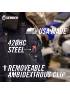 Gerber LST ULTRA zsebkés, övcsipesszel (bliszter), Piros - 25 év garanciával