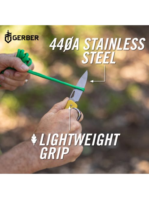 Gerber LST zsebkés (bliszter), sárga - 25 év garanciával