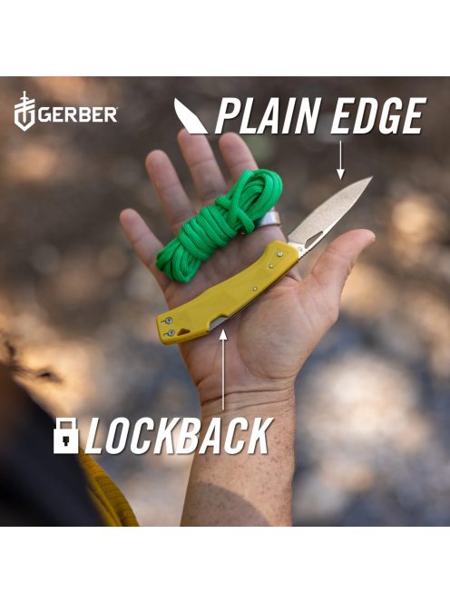 Gerber LST zsebkés (bliszter), sárga - 25 év garanciával