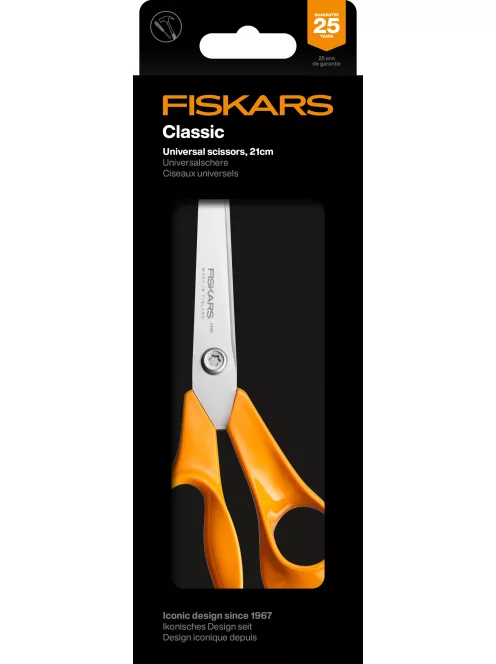 Fiskars Classic univerzális barkácsolló, 21 cm - 25 év garanciával 