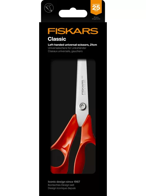 Fiskars Classic univerzális barkácsolló, balkezes, 21 cm - 25 év garanciával 