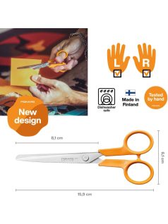   Fiskars Classic kis univerzális kézműves olló, 16 cm - 25 év garanciával 