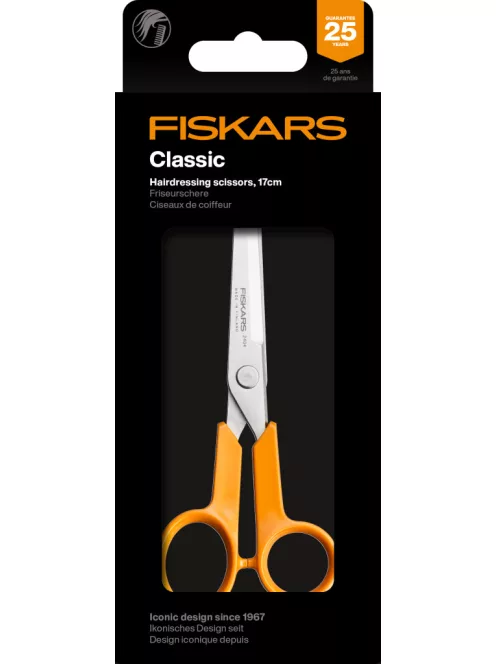 Fiskars Classic hajvágó olló, 17 cm - 25 év garanciával 
