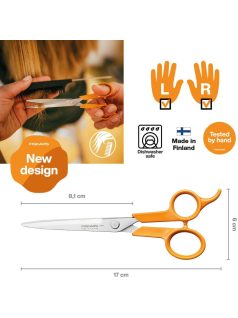   Fiskars Classic hajvágó olló, 17 cm - 25 év garanciával 