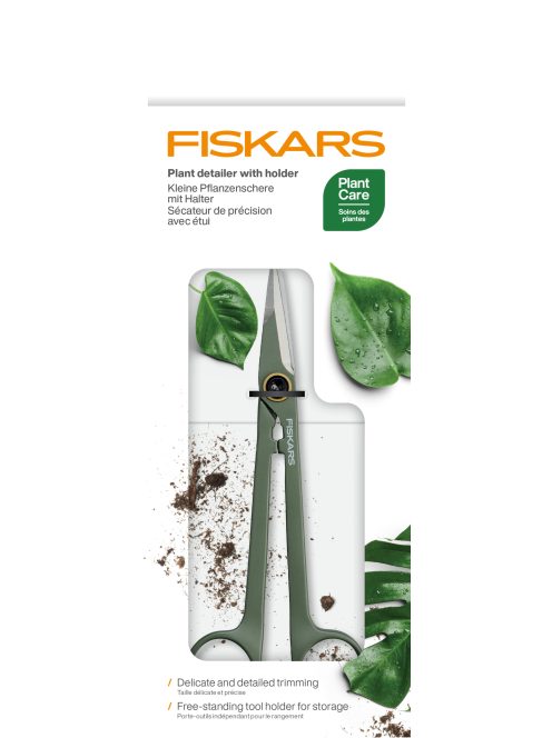 Fiskars Plant Care Növényápoló csípőolló tartóval, olivazöld színű