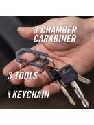 Gerber CARABINER, kulcstartóra rögzíthető, bordó