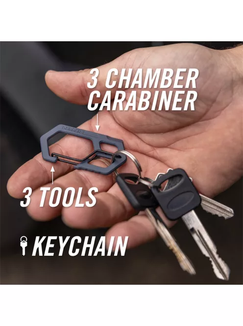 Gerber CARABINER, kulcstartóra rögzíthető, narancssárga