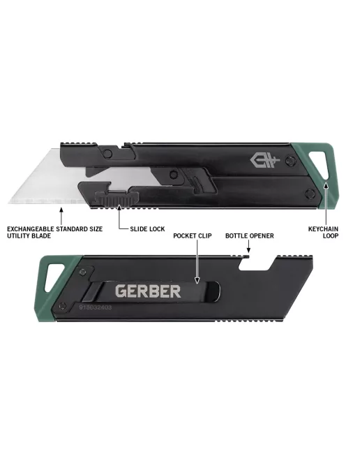 Gerber EAB,SLIM pengekés behúzható trapéz pengével