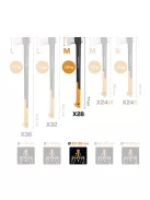 Fiskars X28 hasítófejsze M - 25 év garanciával + élező (1075433)