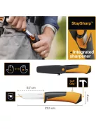 Fiskars X28 hasítófejsze M + univerzális kés - 25 év garanciával (1075434)