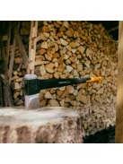 Fiskars X32 hasítófejsze L - 25 év garanciával +  SW68 összecsukható fűrész (1075435)